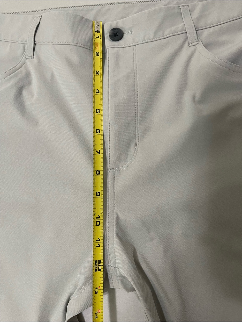 Vuori Meta Pants Mens 36 Light Gray Regular Fit 32"Technical Chino V430 - Picture 8 of 9